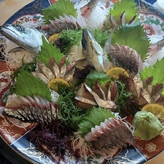 関あじ関さばなど大分県産品や郷土料理も種類豊富！《関あじ関さばコース》は2日前までにご予約くださいの写真