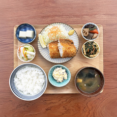 3種の味わい しば漬けタルタルを添えた鯖フライ定食