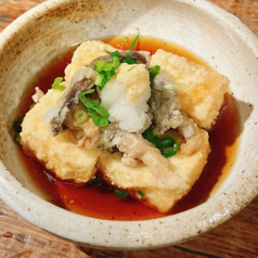 季節の野菜と揚出し豆腐