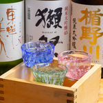 獺祭、楯野川など全国の銘酒30種他40種☆究極の単品飲み放題1580円（税別）