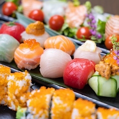 京町てまり寿司十種の豪華盛り