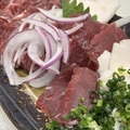 料理メニュー写真 馬刺し盛合せ