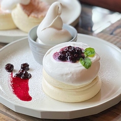 ブルーベリーチーズパンケーキ