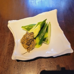もろきゅうと自家製練り味噌