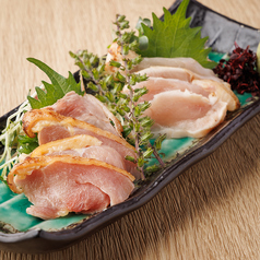 地鶏のタタキ盛り