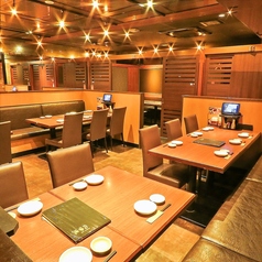 気軽なお食事にも最適な店内です。少人数様のご利用も大歓迎！【目黒で居酒屋・蟹・海鮮・和食のお店をお探しなら北海道へ】