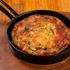 ベーコンとほうれん草のオムレツ