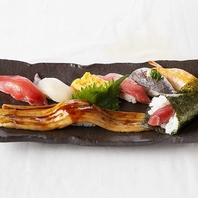 今日の〆は一本穴子と特選にぎり寿司で決まり！
