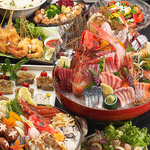 ちょっと贅沢したい時、ワンランク上の海蔵満喫コースが人気☆全国各地から仕入れる鮮度◎の魚が自慢