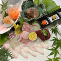 料理メニュー写真&nbsp;みやび厳選天然魚の刺盛り五種 一人前