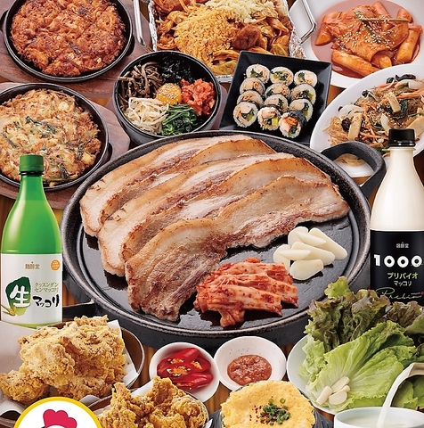 食べ飲み物が298円から！！韓国居酒屋☆120分食べ飲み放題3,600円（税別）！！