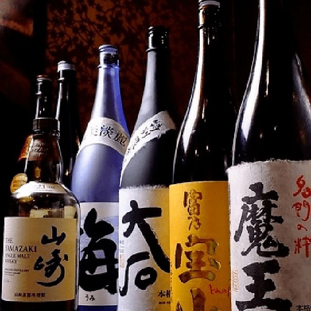 地鶏と合う焼酎は全部で20種以上あり。