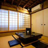 【落ち着いた和の雰囲気】ゆったりとくつろげる空間です