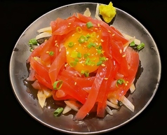 本マグロのネギトロユッケ/ホッケ焼き