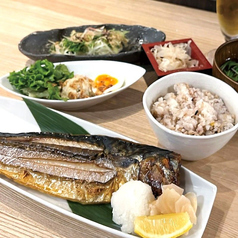 とろさばの灰干し夜定食
