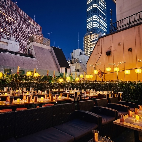 お通し&席料なし】新宿ビアガーデン Rooftop Terrace 新宿店】新宿