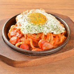 ナポリタン/炭焼きチキンのポルチーニソース 各
