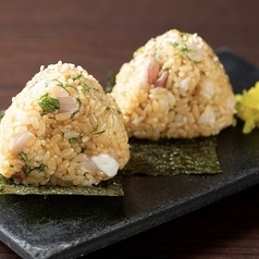 炙り鮮魚と紫蘇の塩昆布おにぎり