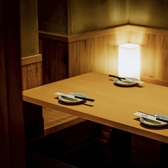 完全個室は居心地も抜群！プライベート感溢れる大人かっこいい空間が居心地の良い秘訣★