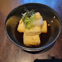 ぶっかけ蕎麦汁の揚げ出し豆腐