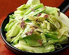 熱々！鉄板アンチョビキャベツ