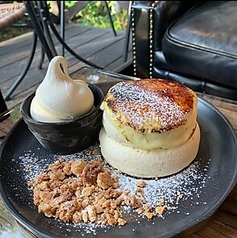 クリームブリュレパンケーキ