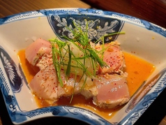 燻製寒鰤レアステーキ