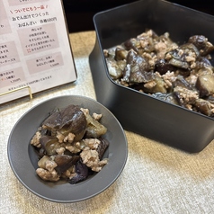 茄子のそぼろあん