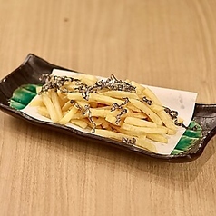 フライドポテト塩昆布バター