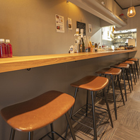 おひとり様でもお気軽にご利用できるカウンター席♪