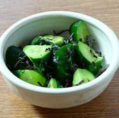 道産子の塩昆布きゅうり