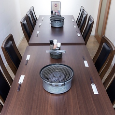 完全個室テーブル席8～12名様のご利用が可能