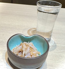 サメの軟骨梅肉和え/たい皮ポン酢/数の子