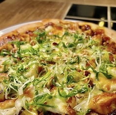 茄子と麩の麻婆ピッツァ（ハーフ1290円）