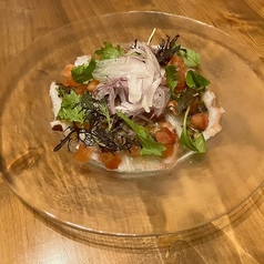 真ダコのカルパッチョ