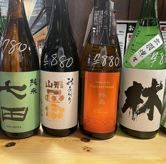 店主こだわりの日本酒