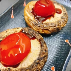 どんこ椎茸黄身醤油