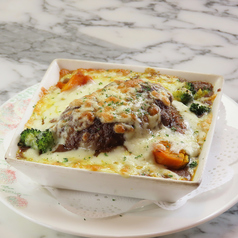 ドリアセット にいがた和牛のハンバーグチーズカレードリア