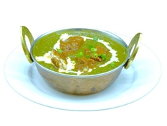 羊肉のホウレン草カレー