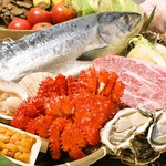 食材の集まる町「旭川」！！新鮮な魚介類・野菜・お肉などが一度にご堪能いただけます♪