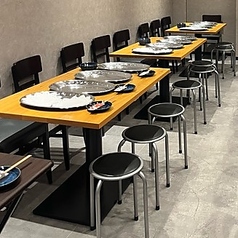 宴会用にも対応しております。各種宴会や団体様にも対応できます。