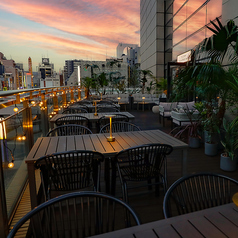 【テラステーブル席】デートや女子会にピッタリ♪（難波/イタリアン/ランチ/ダイニングバー/おしゃれ/パスタ/ワイン/テラス/個室/デート/誕生日/サプライズ/女子会）