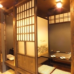 宴会・接待・女子会などシーンに合わせて使える掘りごたつ式個室。全席鉄板完備！2名～25名様まで♪