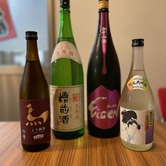 豊富な日本酒をご用意☆