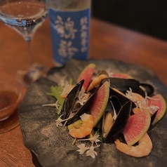 魚介とアボガドの シーフードサラダ