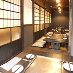 仕切りを外して25名様までの宴会可能！会社のご宴会などに是非ご利用ください♪