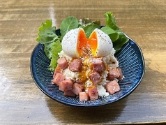 ごろごろベーコンと半熟卵のポテトサラダ