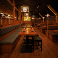 少人数から団体様、貸し切りとマルチに利用可能！