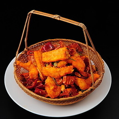 海老の辛味サクサク揚げ