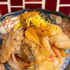 青木農園のイチジクと鮮魚のカルピオーネ
